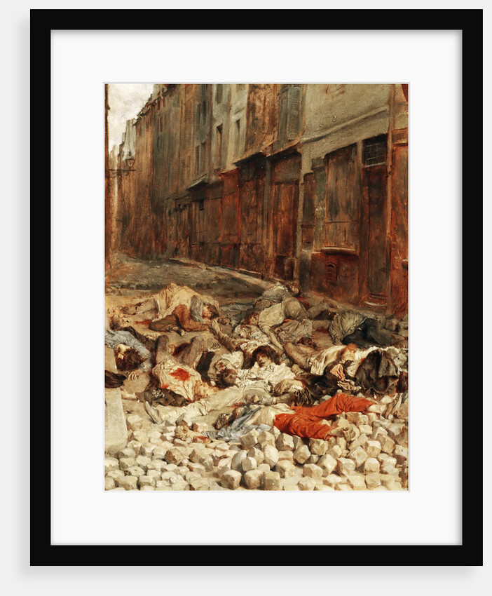 The Barricade, Rue de la Mortellerie, June 1848 (Remembrance of Civil War) by Anonymous