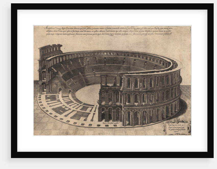 The Amphitheatre in Verona (series Speculum Magnificentiae Romanae), 1560 by Anonymous