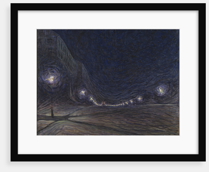 Hornsgatan, la nuit, 1902 by Anonymous