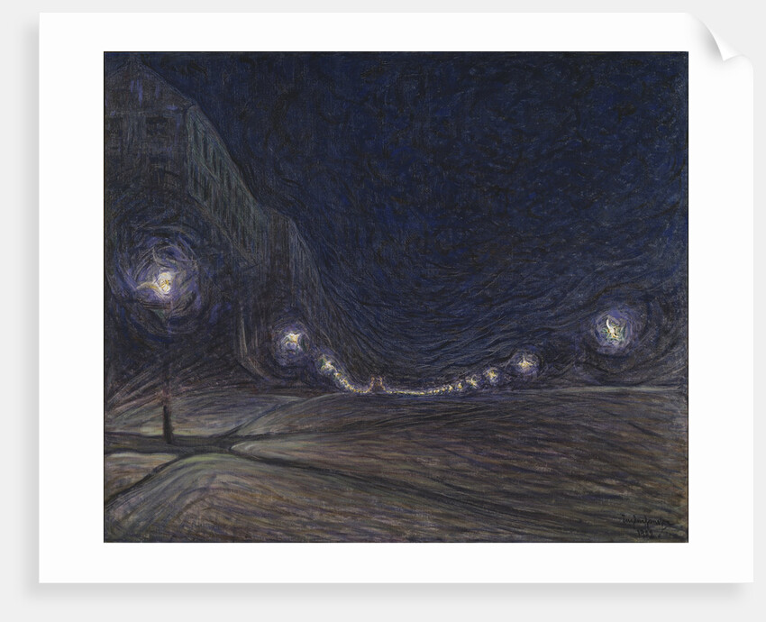 Hornsgatan, la nuit, 1902 by Anonymous