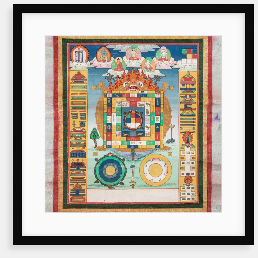 Chinese calendar, 19th century by Anonymous