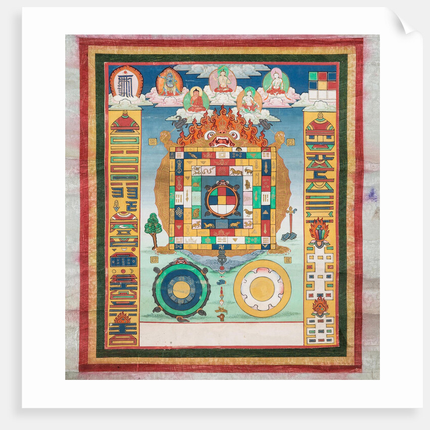 Chinese calendar, 19th century by Anonymous