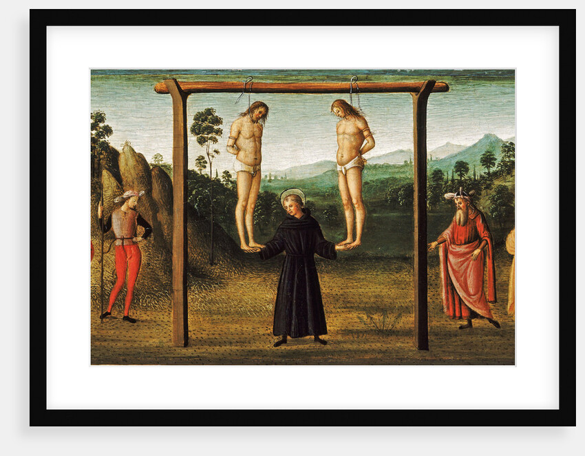 Il Miracolo degli impiccati (Predella of the Altarpiece of Saint Nicholas of Tolentino), 1500 by Anonymous