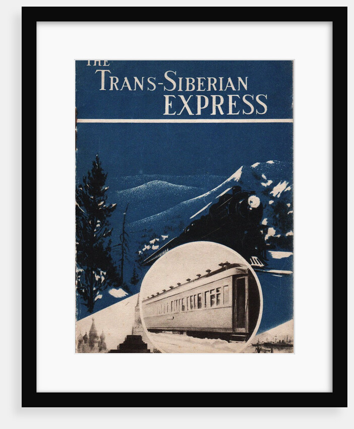 Transsiberian express (Brochure of the Intourist company), 1931 by Anonymous