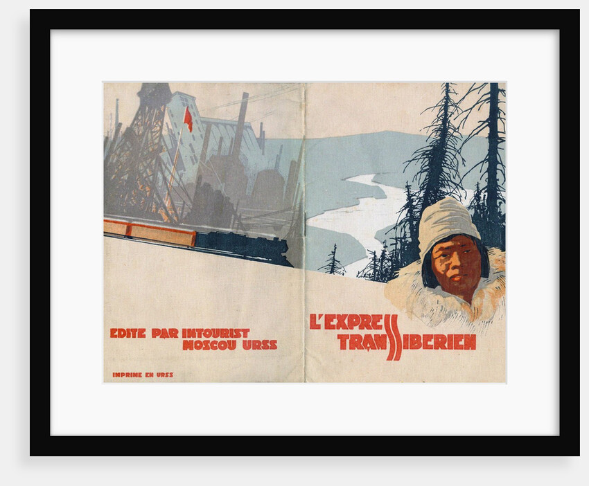 Transsiberian express (Brochure of the Intourist company), 1931 by Anonymous