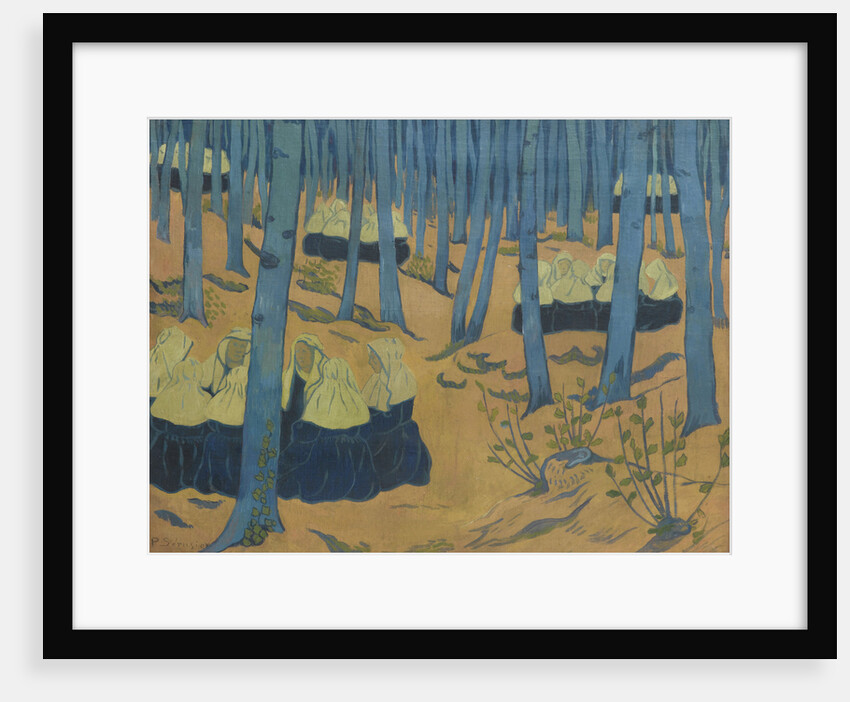 Breton Women, the Meeting in the Sacred Wood. (Bretonnes, réunion dans le bois sacré), ca 1892 by Anonymous