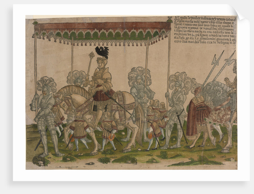 Ceremonial Procession in Bologna on 5 November 1529 by Anonymous