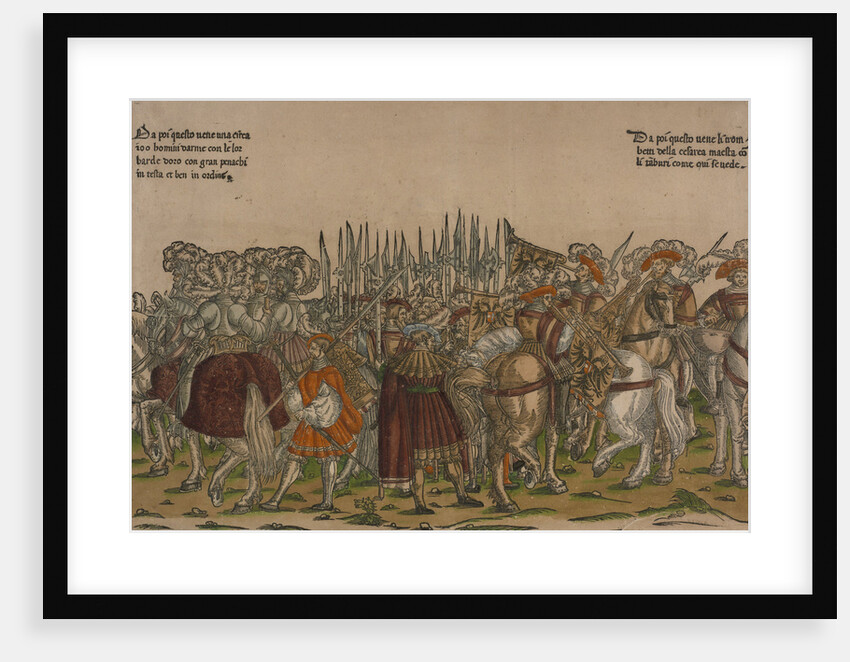 Ceremonial Procession in Bologna on 5 November 1529 by Anonymous