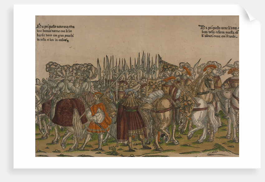 Ceremonial Procession in Bologna on 5 November 1529 by Anonymous