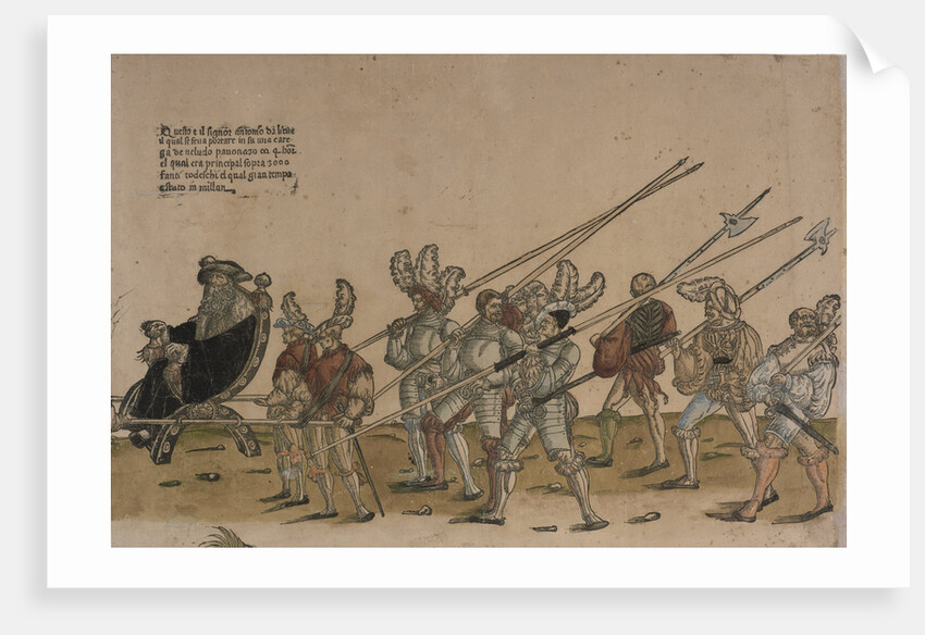 Ceremonial Procession in Bologna on 5 November 1529 by Anonymous