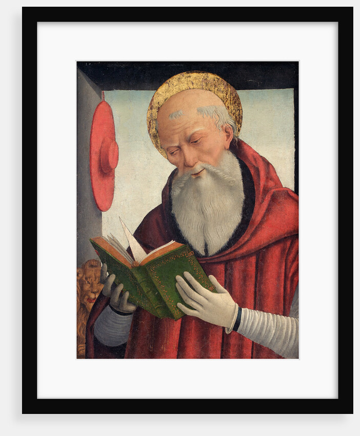 Saint Jerome reading, c. 1490 by Anonymous