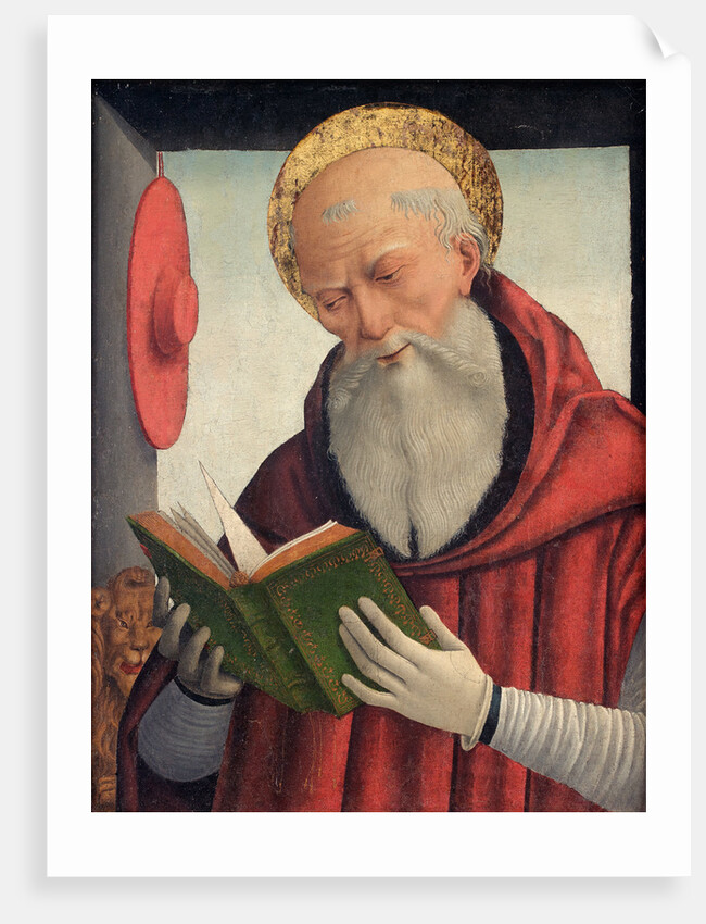 Saint Jerome reading, c. 1490 by Anonymous