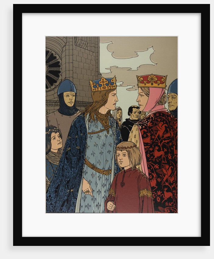 Illustration The Nibelungs, 1898-1901 by Anonymous