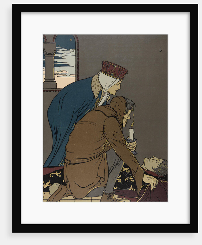 Illustration The Nibelungs, 1898-1901 by Anonymous