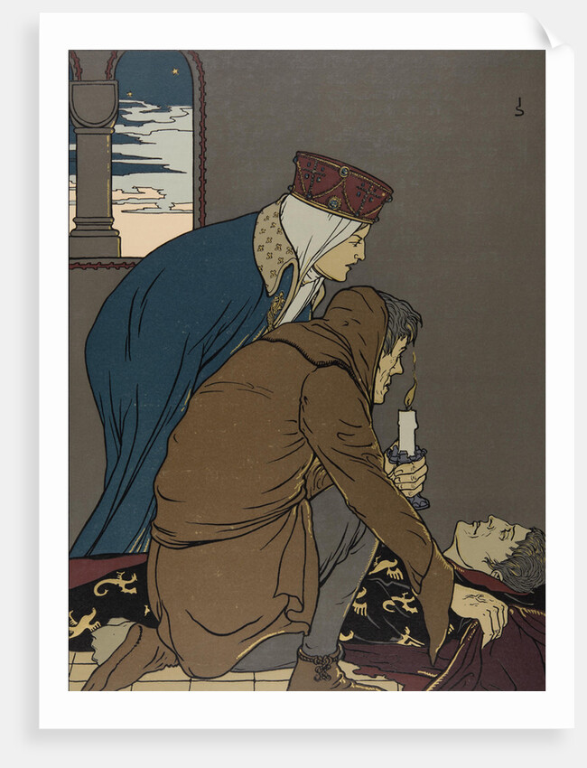 Illustration The Nibelungs, 1898-1901 by Anonymous