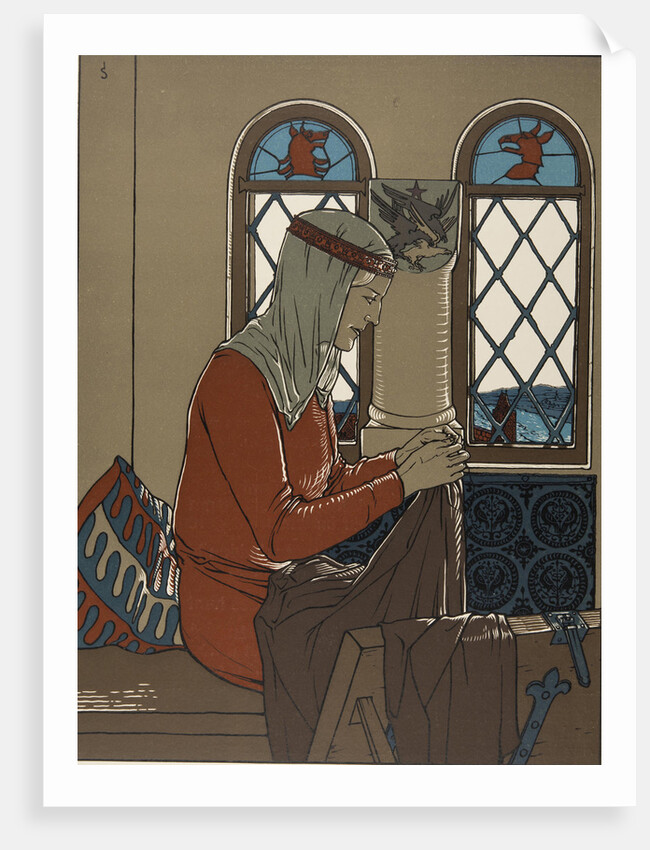 Illustration The Nibelungs, 1898-1901 by Anonymous