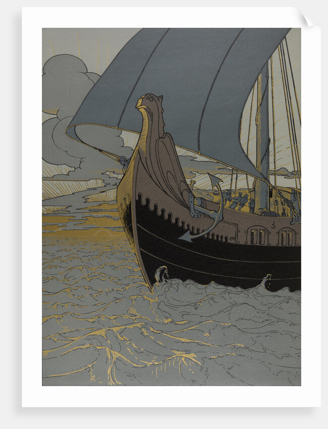 Illustration The Nibelungs, 1898-1901 by Anonymous