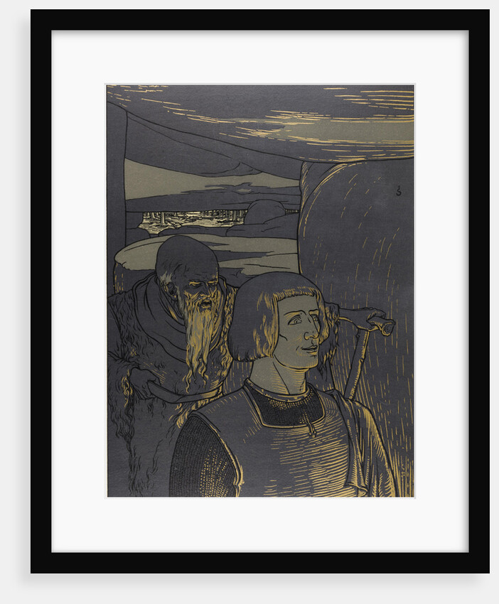 Illustration The Nibelungs, 1898-1901 by Anonymous