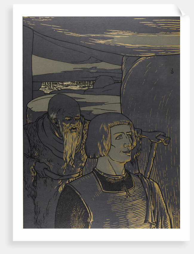 Illustration The Nibelungs, 1898-1901 by Anonymous