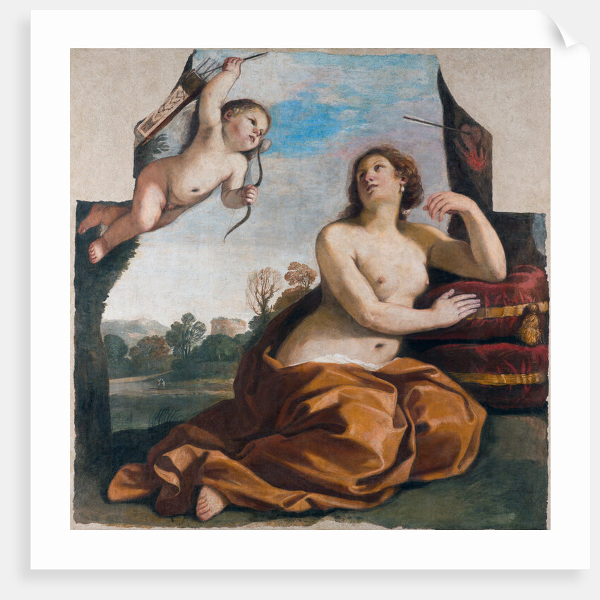 Venus and Amor, 1632 by Anonymous