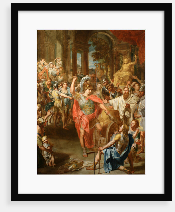 Alexander the Great Cutting the Gordian Knot by Anonymous