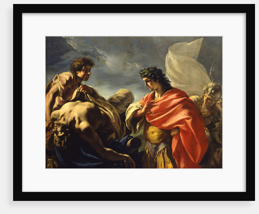 Alexander before the Dead Body of Darius, um 1700 by Anonymous