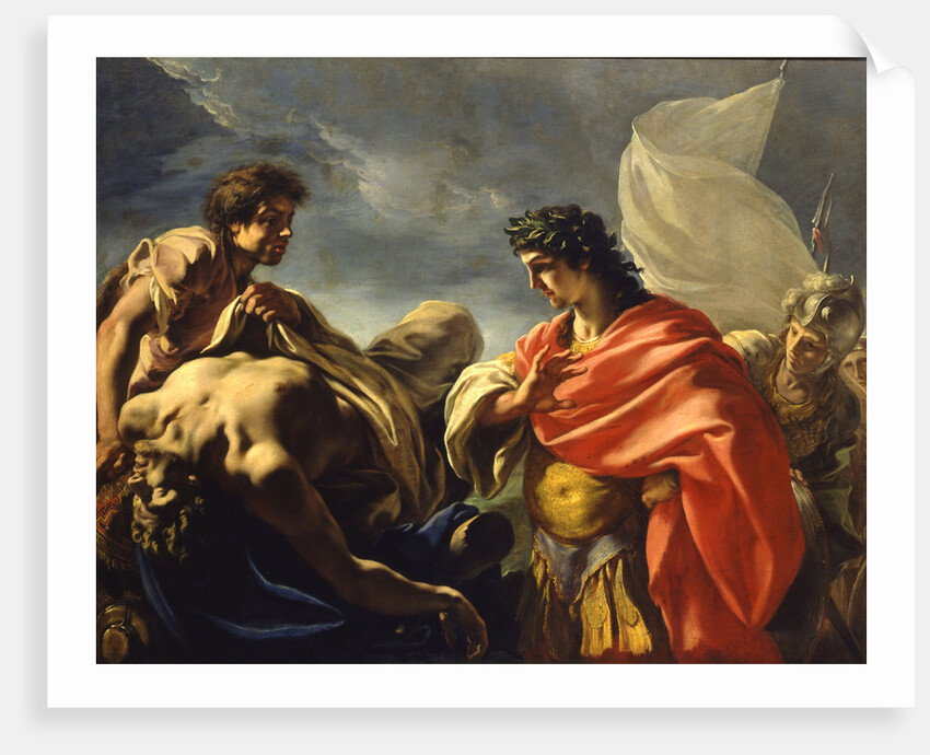 Alexander before the Dead Body of Darius, um 1700 by Anonymous