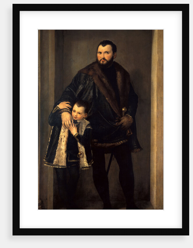 Conte Iseppo da Porto with his son Adrian, ca 1552 by Anonymous
