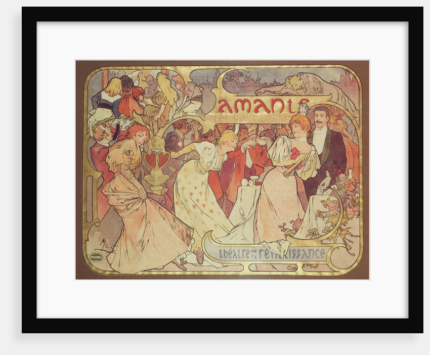 Amants a comedy at the Theatre de la Renaissance, 1895 by Anonymous