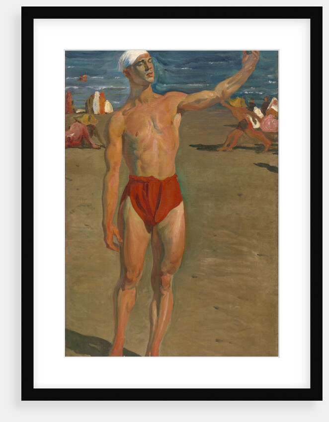 Vaslav Nijinsky on the Lido, 1909 by Anonymous