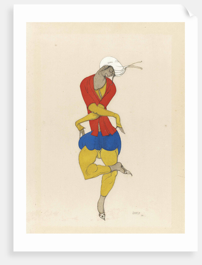 Costume design for the ballet The Rite of Spring by I. Stravinsky. Adoration of the Earth (LAdora by Anonymous