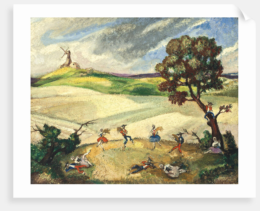 Set design for the ballet La Fille mal gardée (The Wayward Daughter) by J. Dauberval by Anonymous