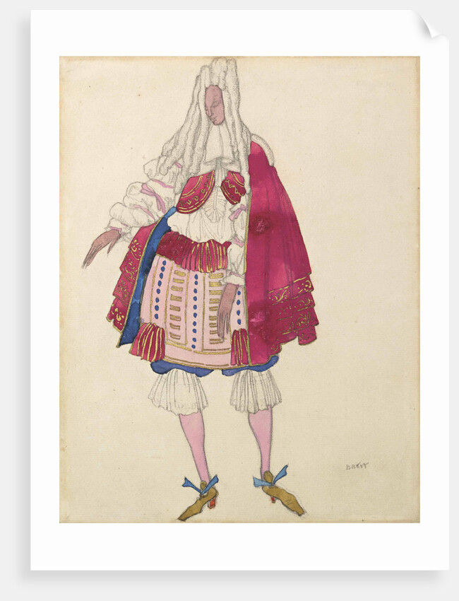 Costume design for the ballet Sleeping Beauty by P. Tchaikovsky, 1921 by Anonymous