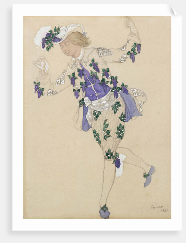 Costume design for the ballet Sleeping Beauty by P. Tchaikovsky, 1921 by Anonymous