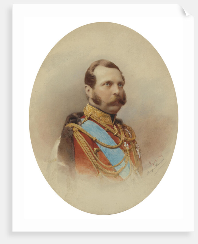 Portrait of Emperor Alexander II, 1864 by Anonymous