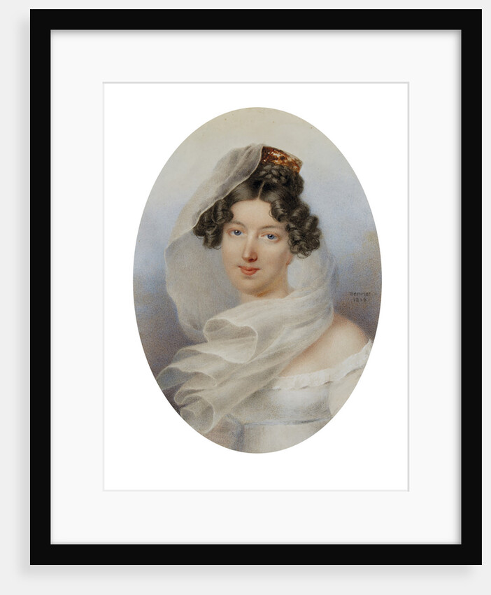 Portrait of Princess Zinaida Alexandrovna Volkonskaya, née Belosselskaya-Belozerskaya, 1 by Anonymous