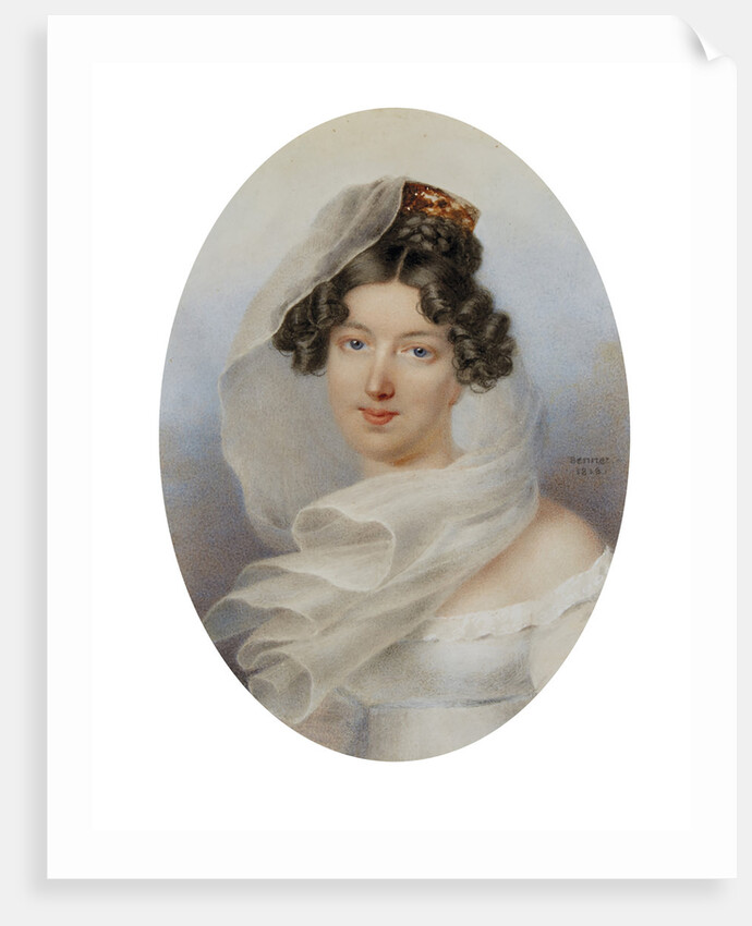 Portrait of Princess Zinaida Alexandrovna Volkonskaya, née Belosselskaya-Belozerskaya, 1 by Anonymous