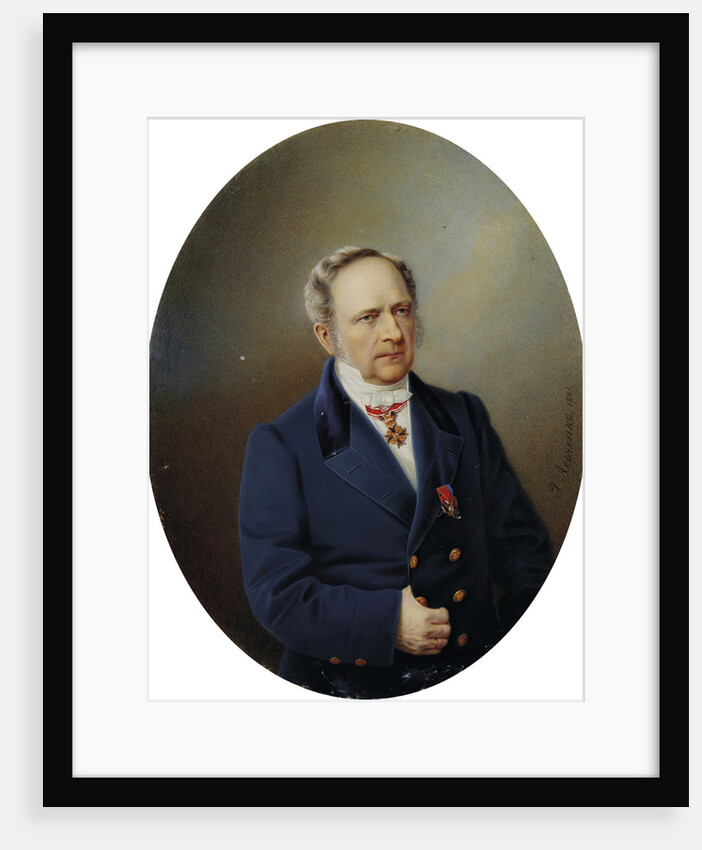 Portrait of the painter Yegor (Gregor) Bottman (18..-1891) by Anonymous
