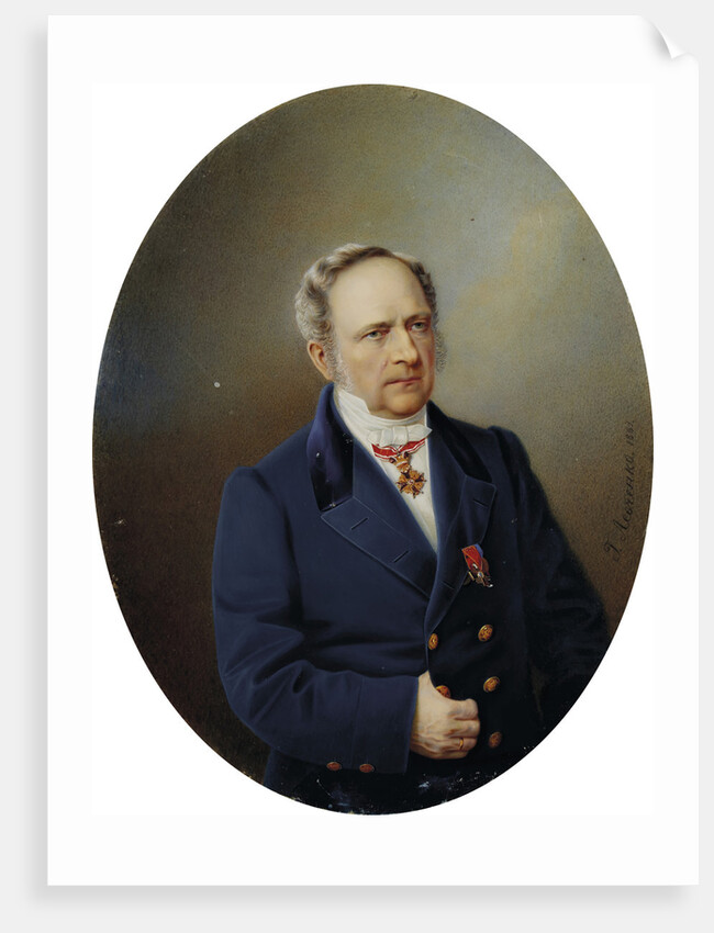 Portrait of the painter Yegor (Gregor) Bottman (18..-1891) by Anonymous
