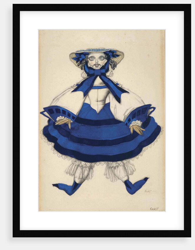 Costume design for the ballet La Boutique Fantasque, 1918 by Anonymous