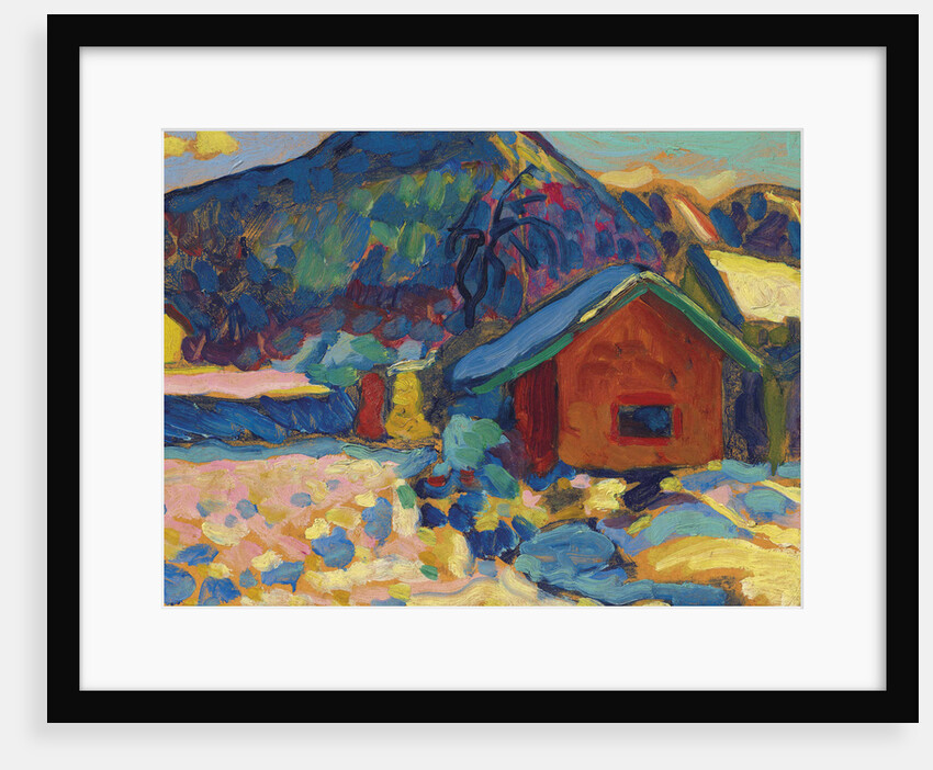 Winter study with mountain, 1908 by Anonymous