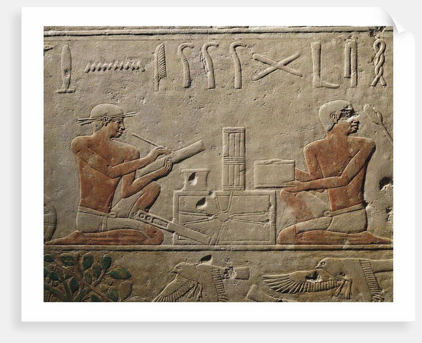 Two Scribes by Anonymous