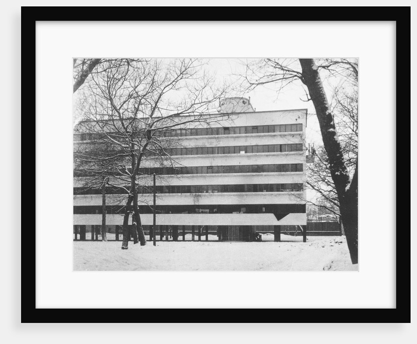 The Narkomfin Building in Moscow, 1928-1929 by Anonymous