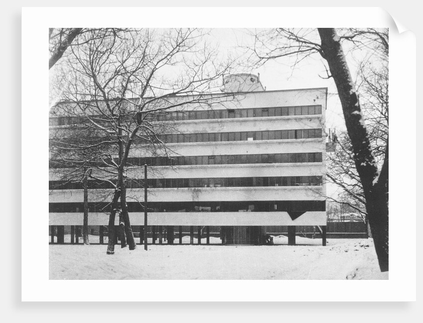 The Narkomfin Building in Moscow, 1928-1929 by Anonymous