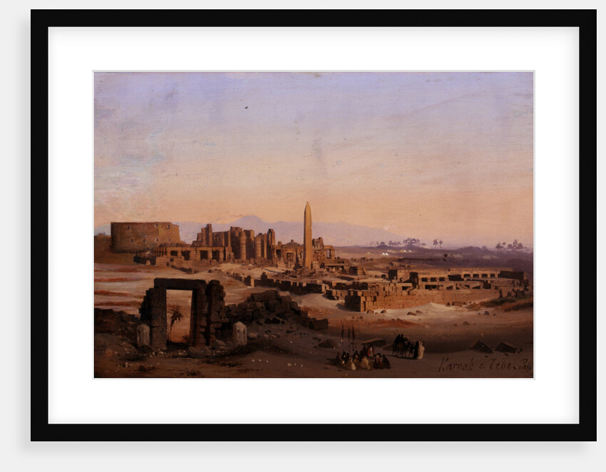 Egypt. Karnak in Thebes, 1843 by Anonymous