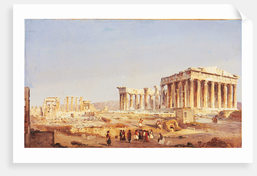 The Parthenon, 1843 by Anonymous