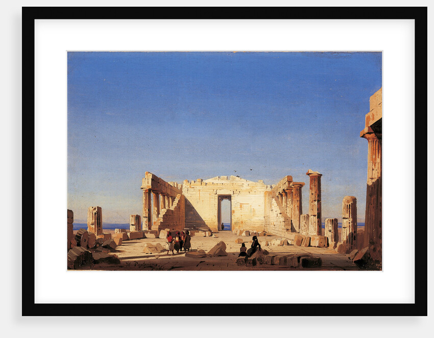 Inside the Parthenon, 1843 by Anonymous