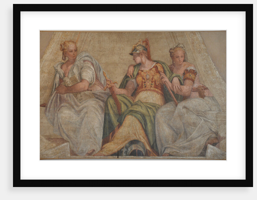 Minerva between Geometry and Arithmetics, 1551 by Anonymous