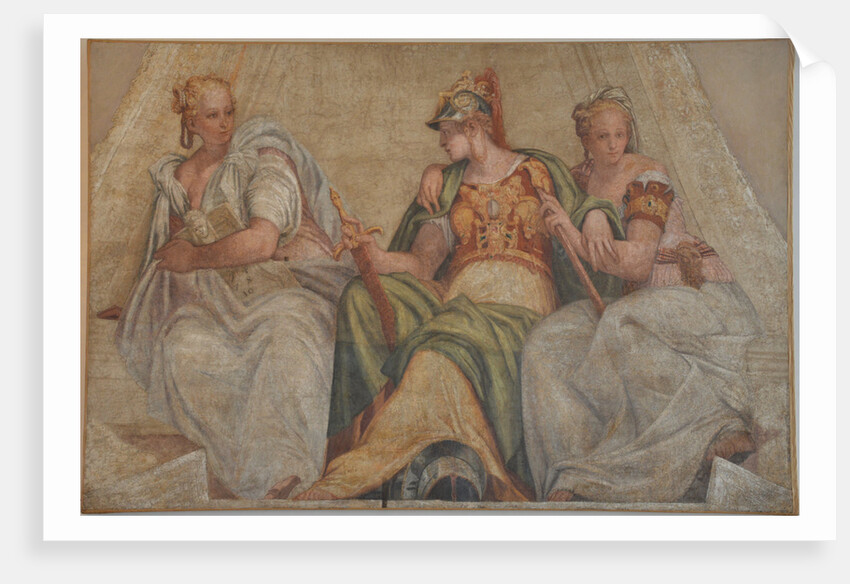 Minerva between Geometry and Arithmetics, 1551 by Anonymous