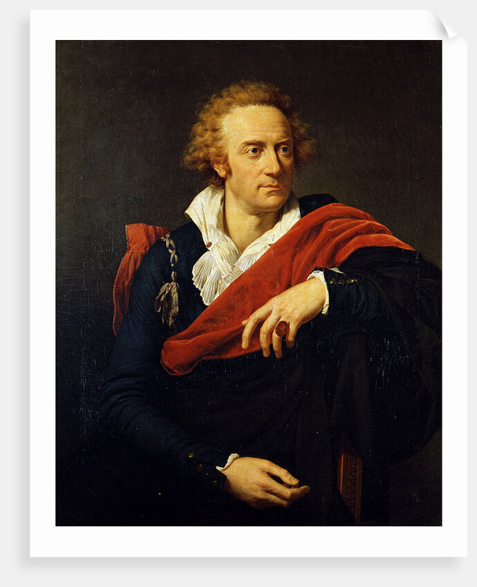 Portrait of the poet Count Vittorio Alfieri, 1793 by Anonymous